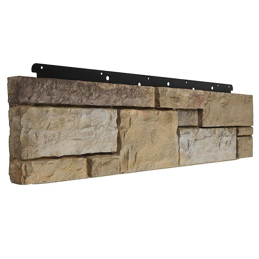 Boral 8 in. x 36 in. Versetta Stone Tight-Cut Corner Plum Creek Siding (6-Bundles) 4210700