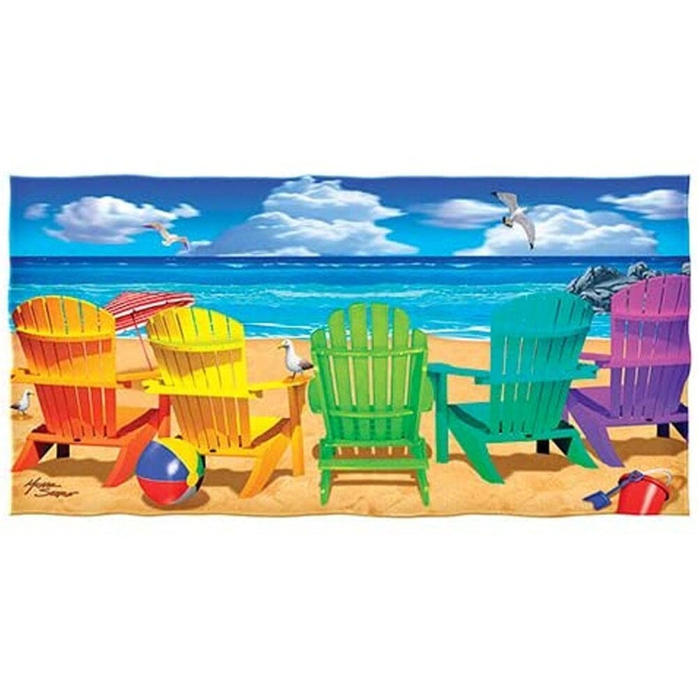 Beach Chairs Super Soft Plush Cotton Beach Bath Pool Towel