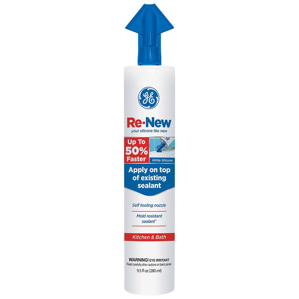 GE Renew 9.5 oz. White Kitchen and Bath Sealant 2776762