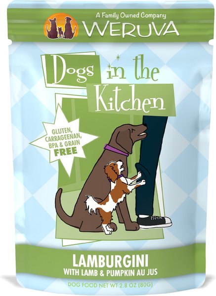 Weruva Dogs in the Kitchen Lamburgini with Lamb and Pumpkin Au Jus Grain-Free Dog Food Pouches