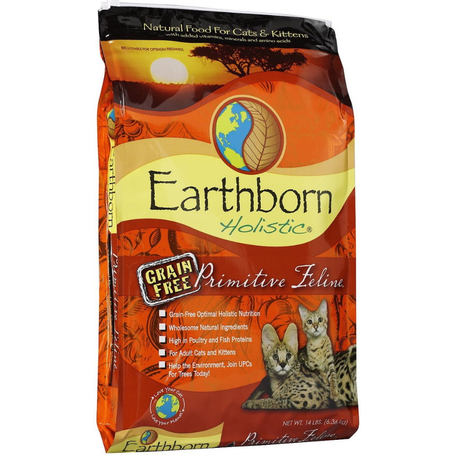 Earthborn Holistic Primitive Feline Grain Free Natural Dry Cat and Kitte