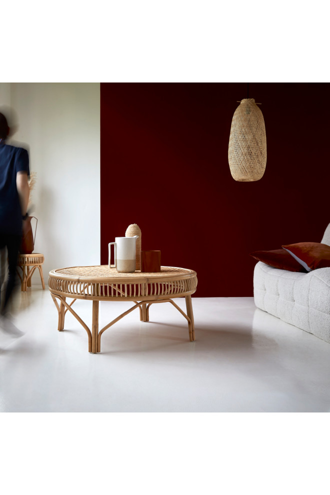 Rattan Modern Coffee Table  Tikamoon Zita   Tropical   Coffee Tables   by Oroa   Distinctive Furniture  Houzz