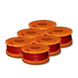 Worx 120 in. Replacement Trimmer Spool Line Cap for Select Trimmers and Edger's (6-Pack) WA0010