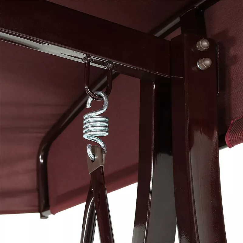 Sunnydaze 3-person Deluxe Patio Swing With Tilting Canopy