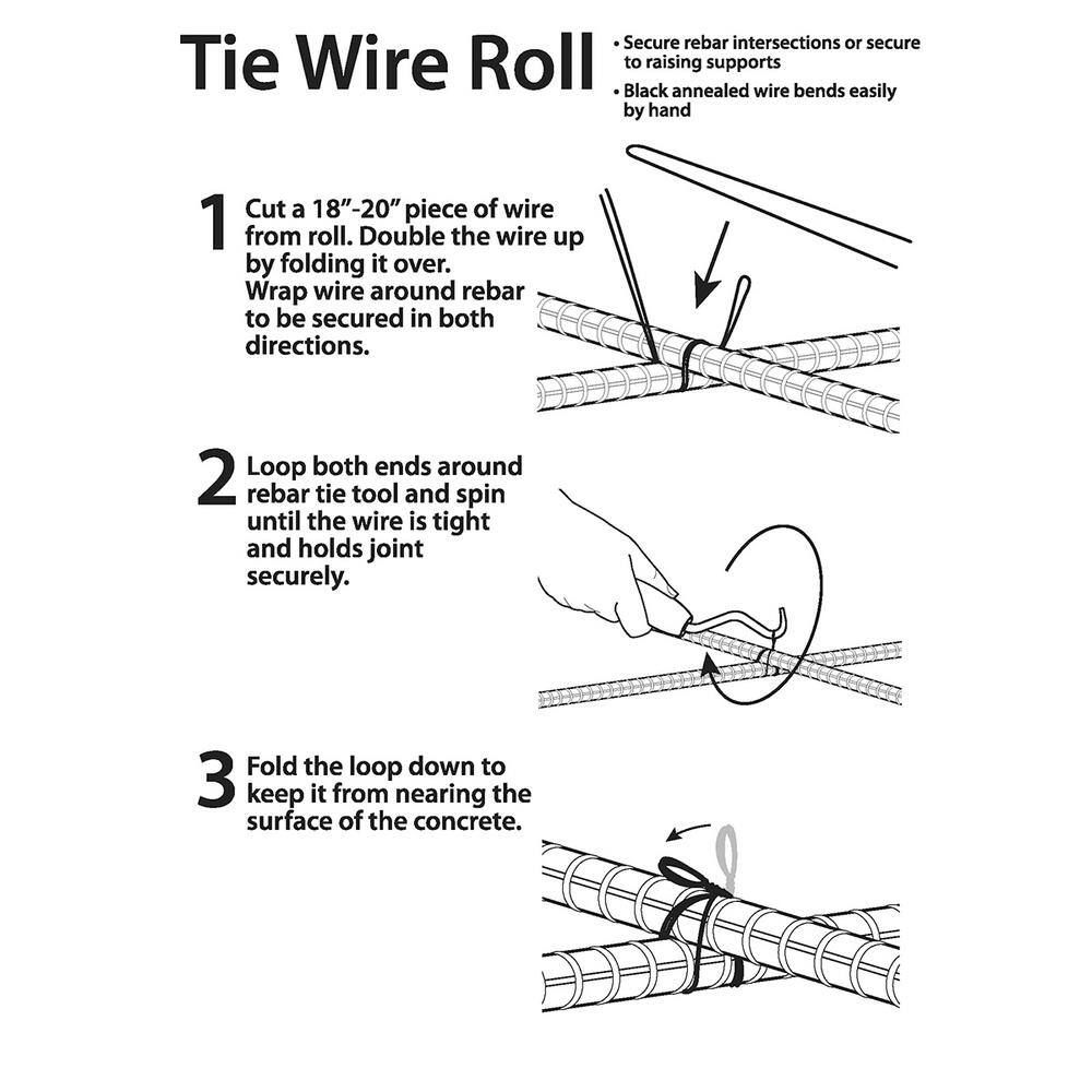 PROWORX Tie Wire- 3.5 lbs. Roll (12-Pack) 832005