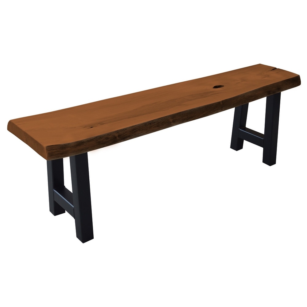 Live Edge Locust Wood Ridgemont Bench