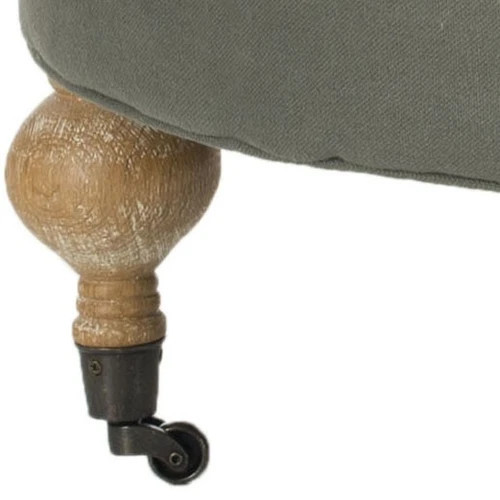 Lark Tufted Round Ottoman Sea Mist   Modern   Footstools And Ottomans   by Virgil Stanis Design  Houzz