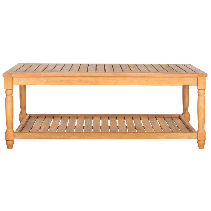 Safavieh Indoor / Outdoor Slatted Coffee Table