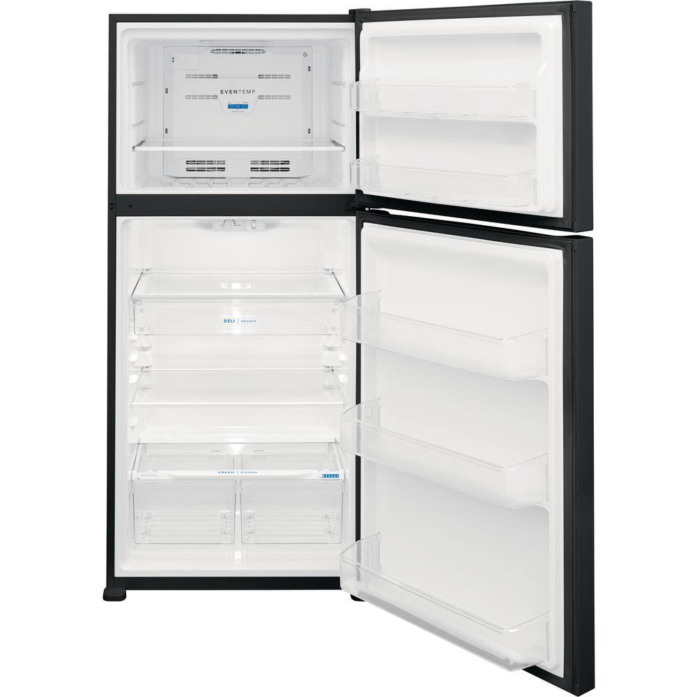 Frigidaire 20.0 cu. ft. Top Freezer Refrigerator in Black FFTR2045VB