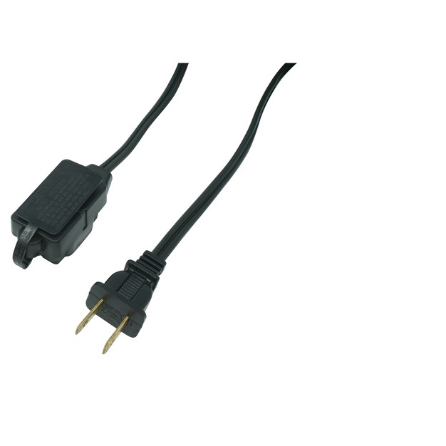 Woods 15 x27 Indoor Extension Cord Black