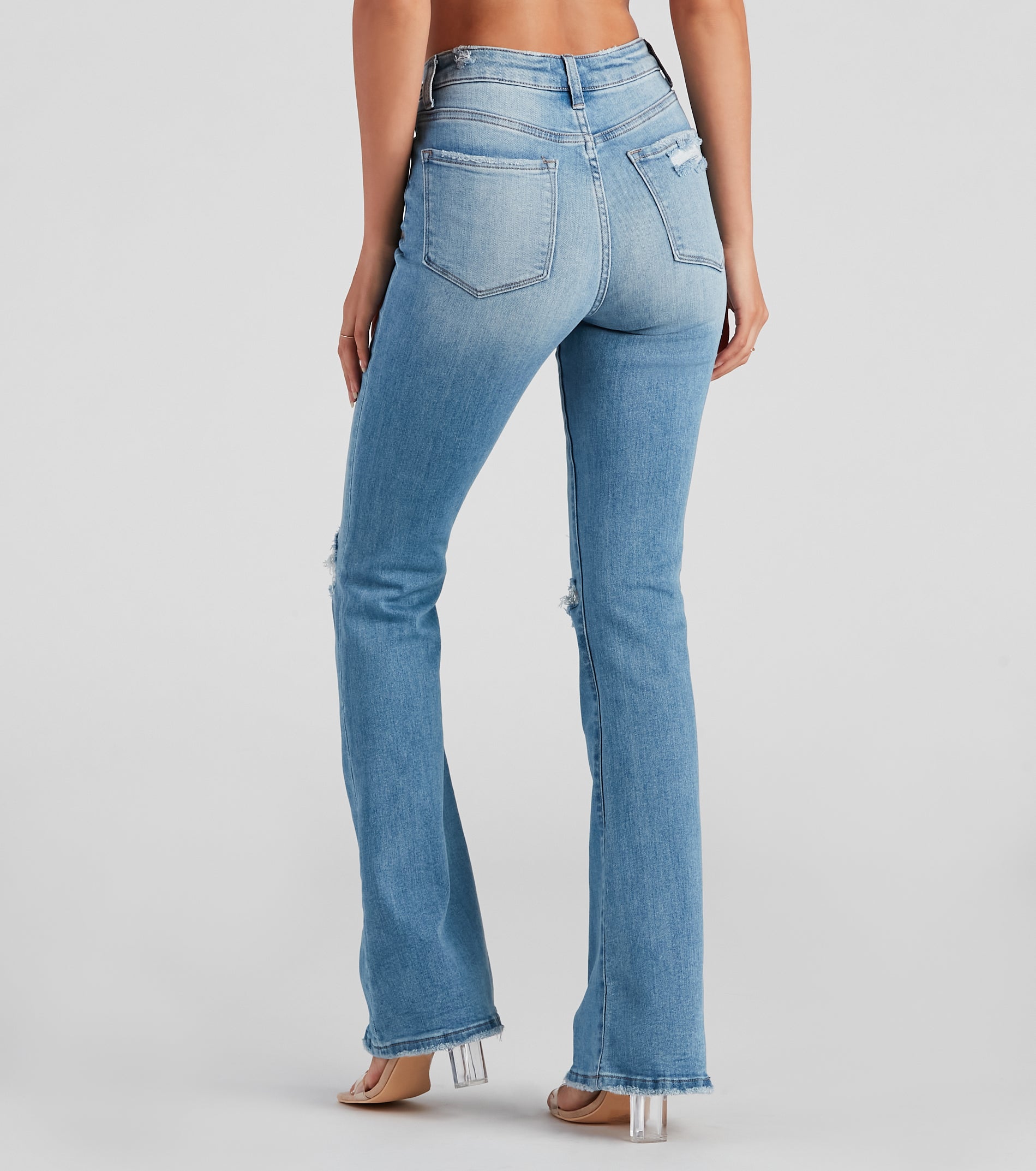 Bri High-Rise Flare Jeans by Windsor Denim