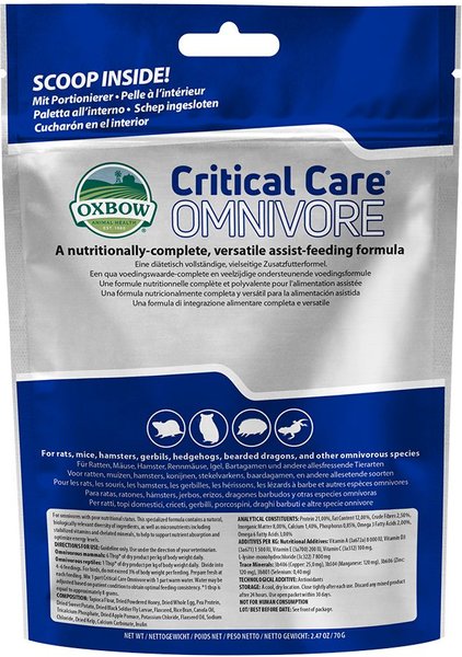 Oxbow Critical Care Omnivore Small-Pet Supplement