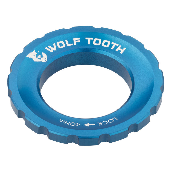 Wolf Tooth Components Centerlock Rotor Lockring - Blue