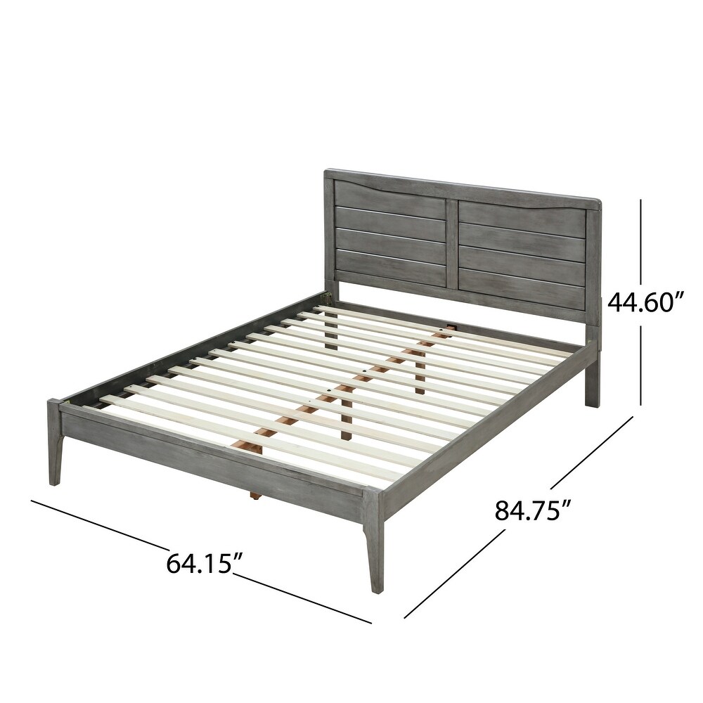 Darlin Rustic Queen size Wood Platform Bed by Christopher Knight Home