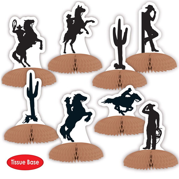 Beistle 53806 Western Silhouette Mini Centerpieces...