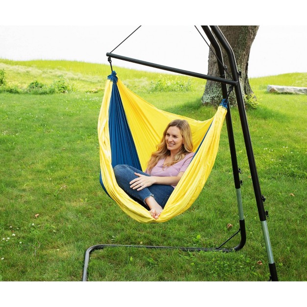 Ceara 3 Bar Hammock Swing Chair Yellow blue Sol Living