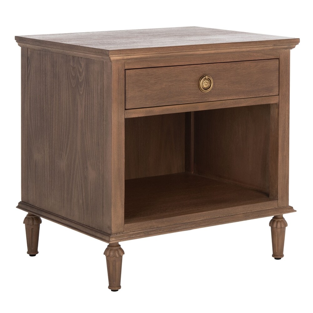 SAFAVIEH Couture Lisabet 1 Drawer Wood Nightstand