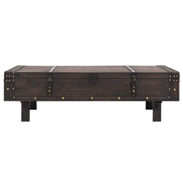 vidaXL Coffee Table Solid Wood Vintage Style 47.2