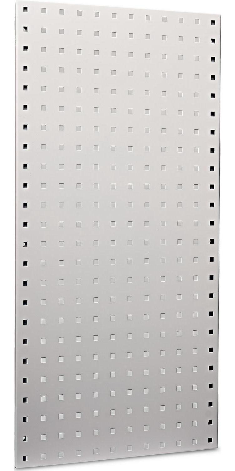 Triton ProductsA LocBoard Wall System Square Hole Pegboard and Locking Hook Organizer