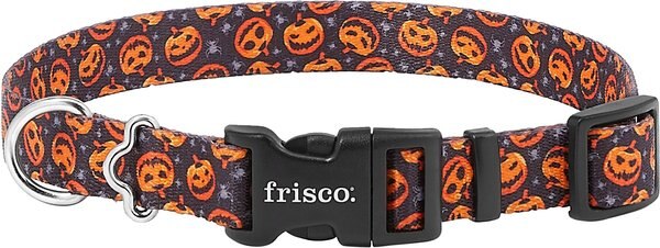 Frisco Spooky Pumpkin Dog Collar