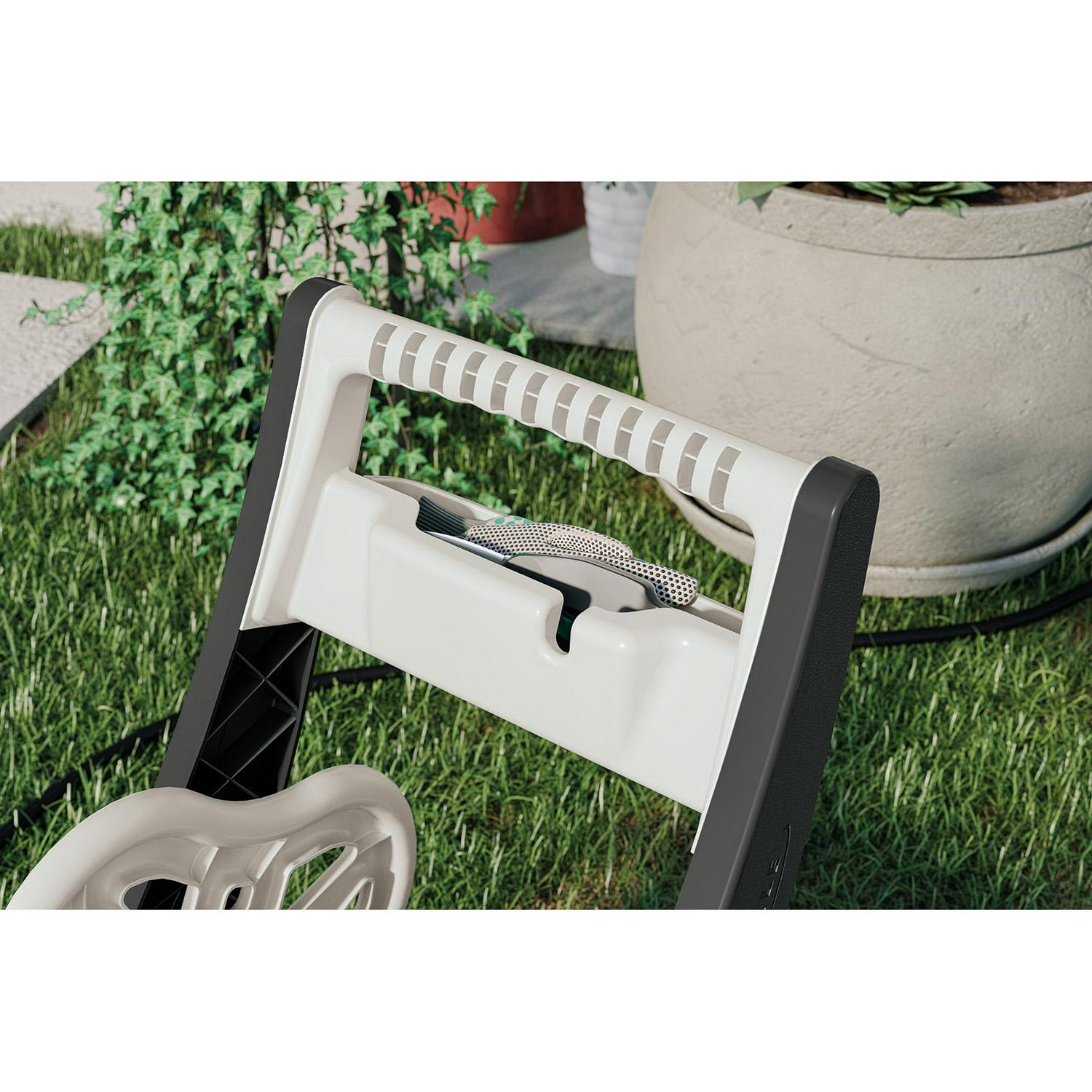 Suncast 175 ft Hosemobile Hose Reel Cart Gray  Crowdfused