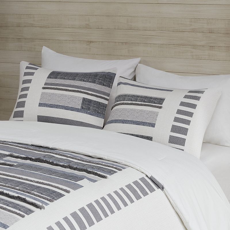 INK+IVY Serena Printed Percale Cotton Comforter Set with Shams