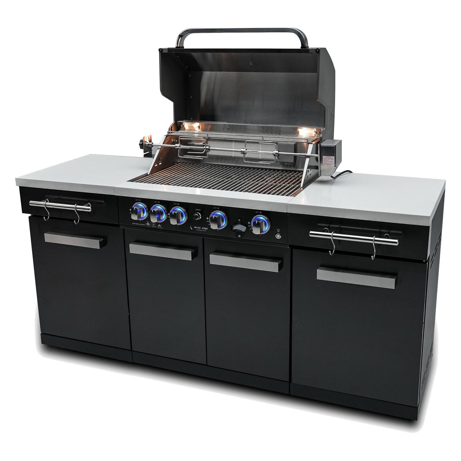 Mont Alpi 957 Propane Gas Island Grill