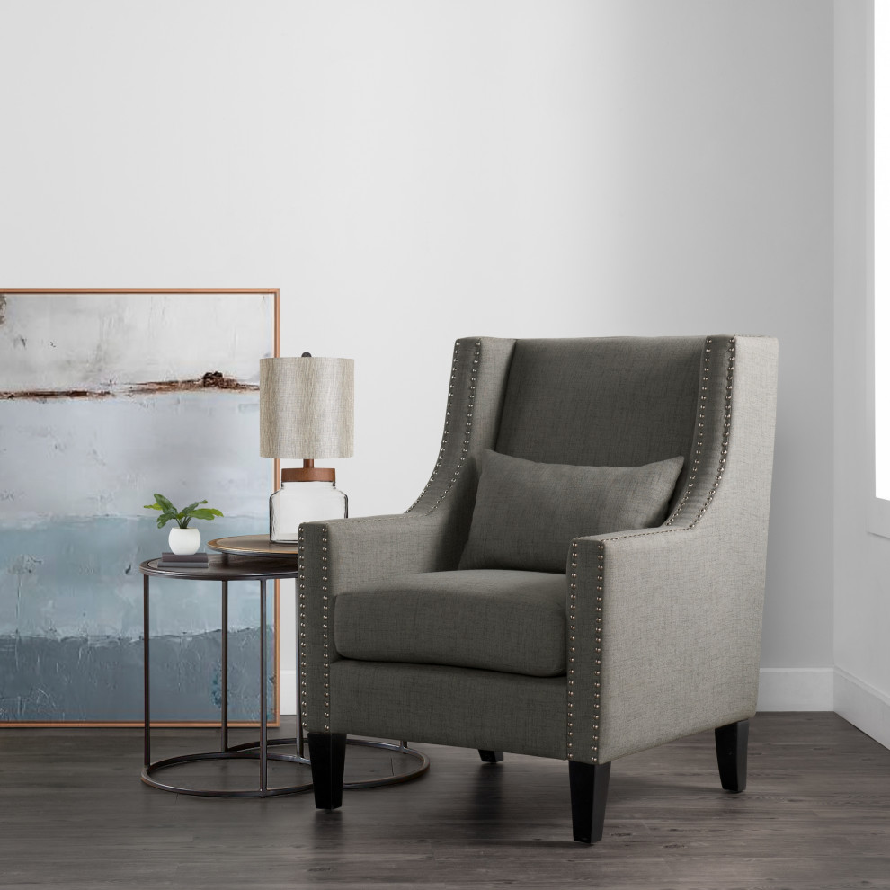 Ryan Accent Arm Chair   Transitional   Armchairs And Accent Chairs   by Homesquare  Houzz