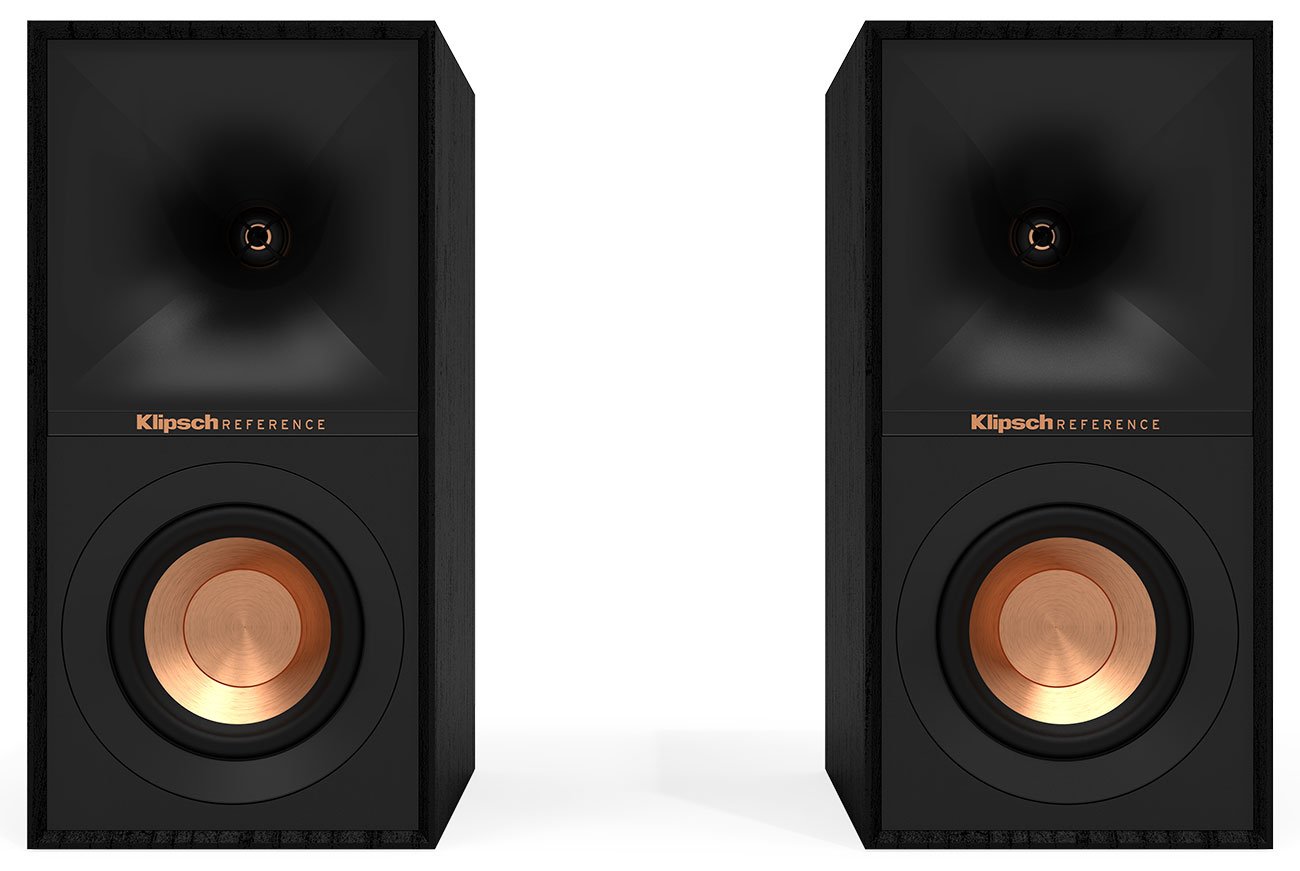 Klipsch R-40M Reference Black Bookshelf Speakers (Pair)