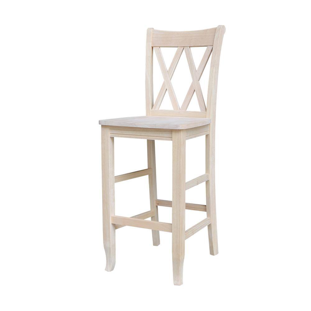 International Concepts 46 in. Double X-Back Stool S-203