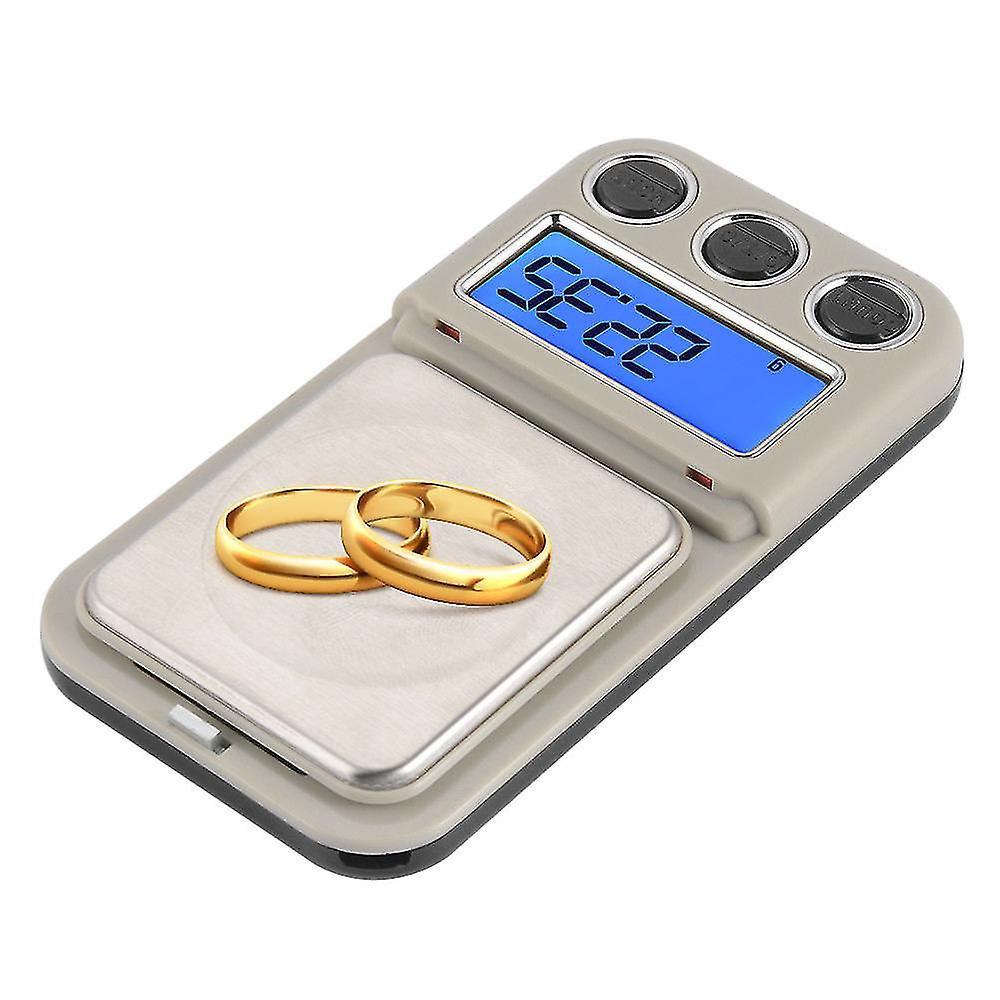 Dual-accuracy Digital Pocket Gold Jewellery Weighing Scales 100/ 0.01-600/0.1g