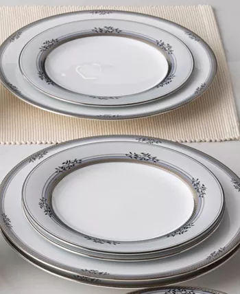 Noritake Laurelvale 4 Piece Salad Plate Set Service for 4