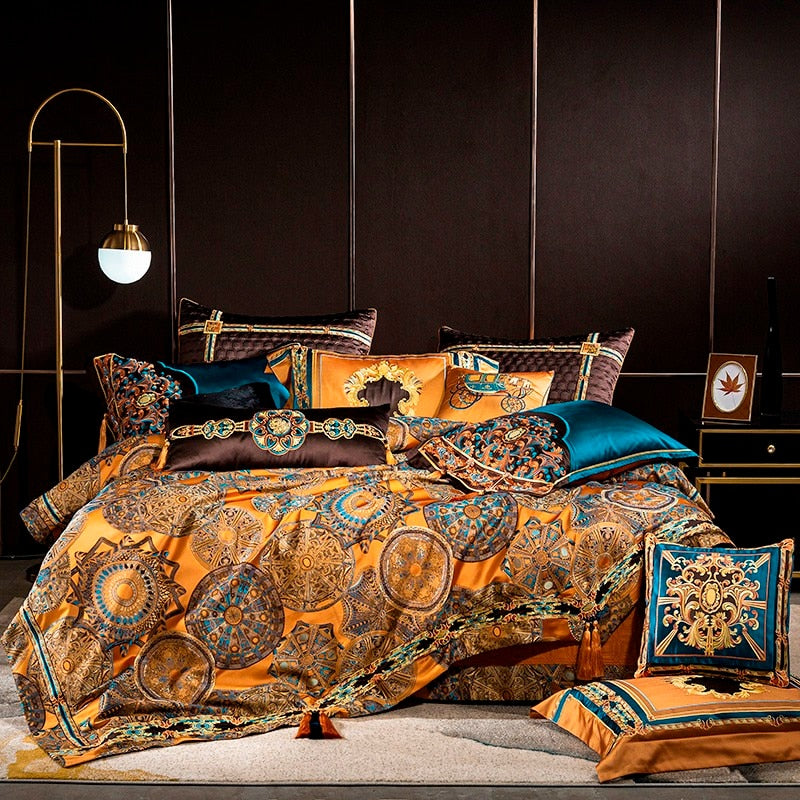 Smaddy Vintage Silk Bedding Set