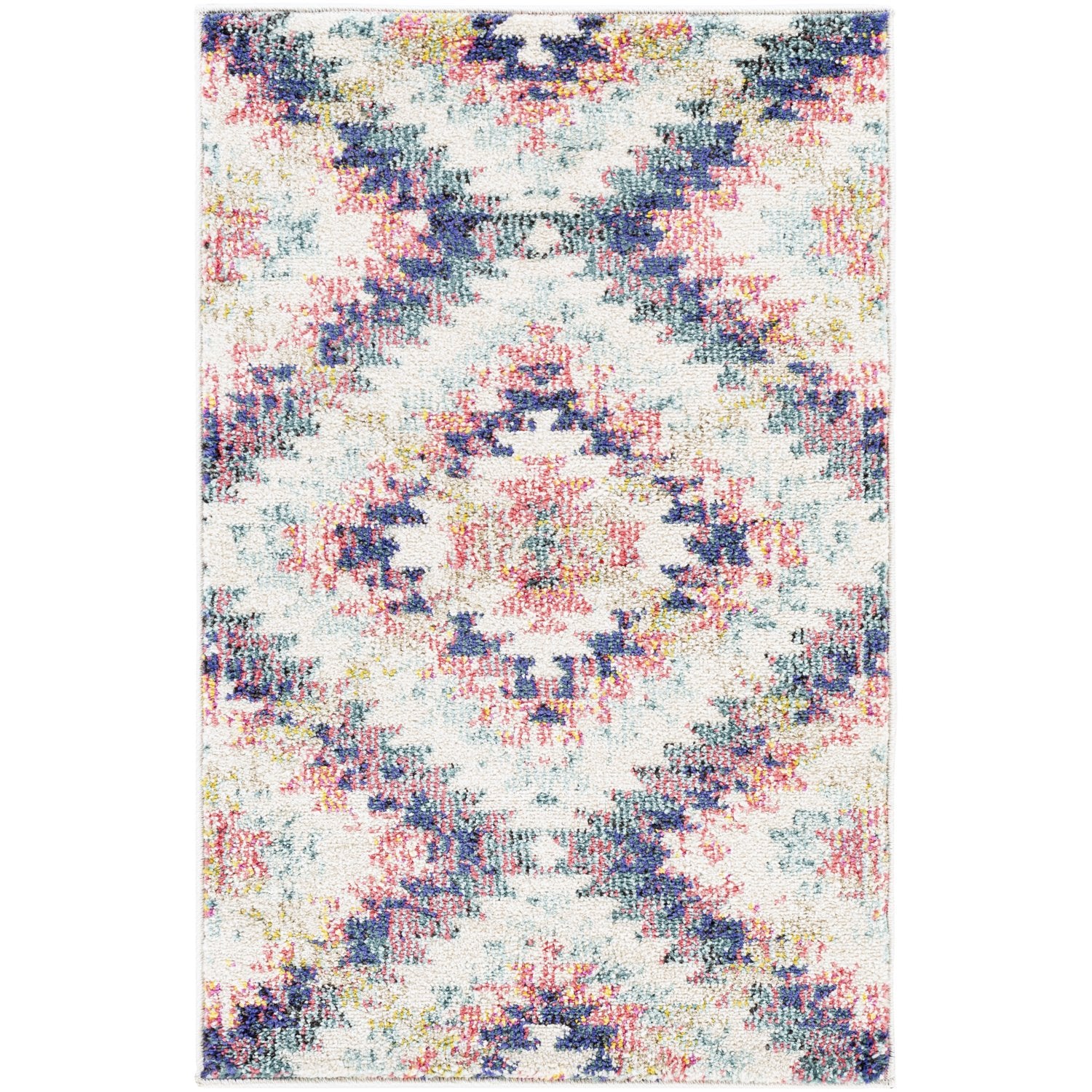 Anika rugs in White and Beige