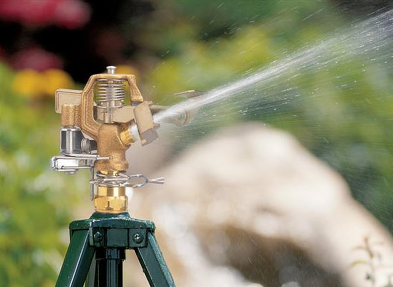 Orbit Brass Impact Sprinkler 2513 sq. ft.