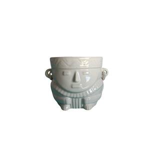 Clay planter Gleam Bloom White 506372O