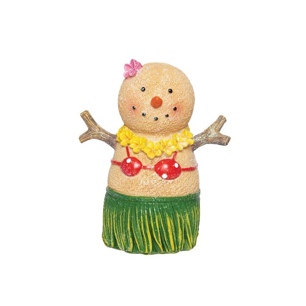 Gallerie Ii Sand Snowlady Hula Figurine