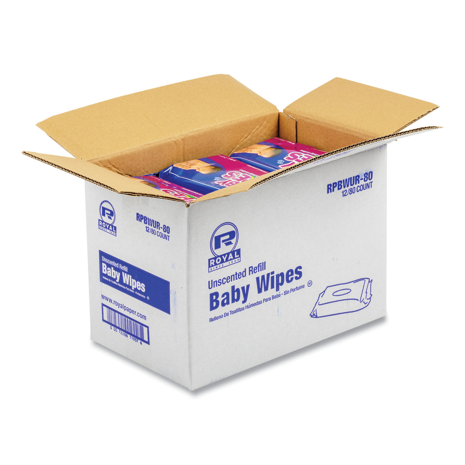 Baby Wipes Refill Pack by AmerCareRoyalandreg; RPPRPBWUR80