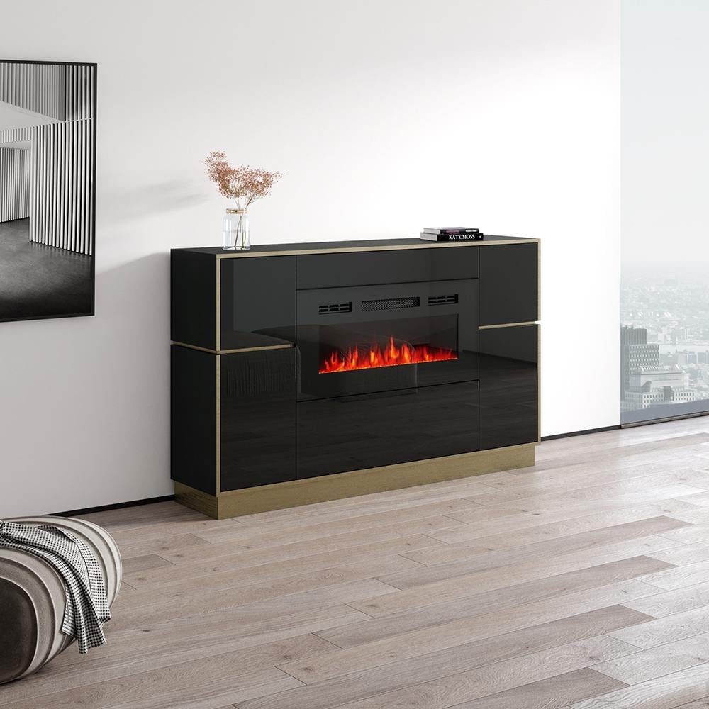 Odessa BL EF Fireplace Sideboard