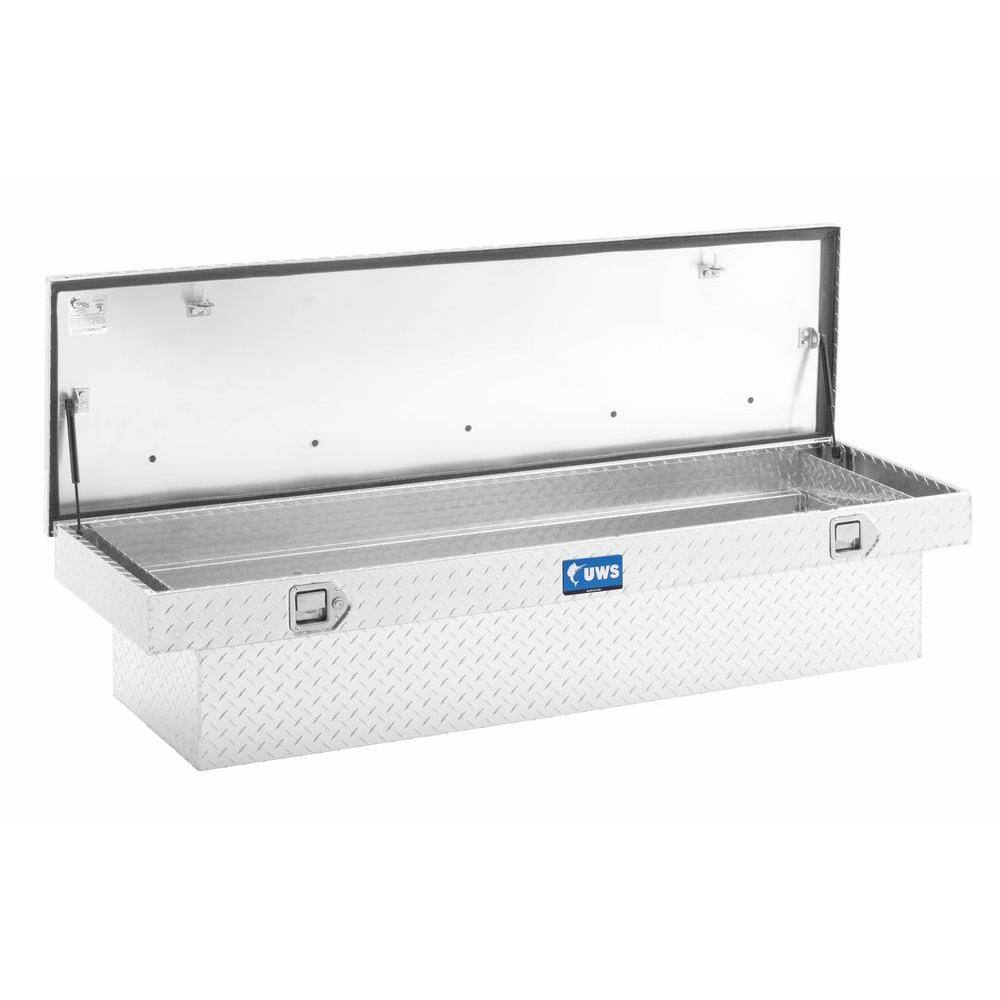 UWS 63 in. Bright Aluminum Crossover Truck Tool Box (Heavy Packaging) TBS-63