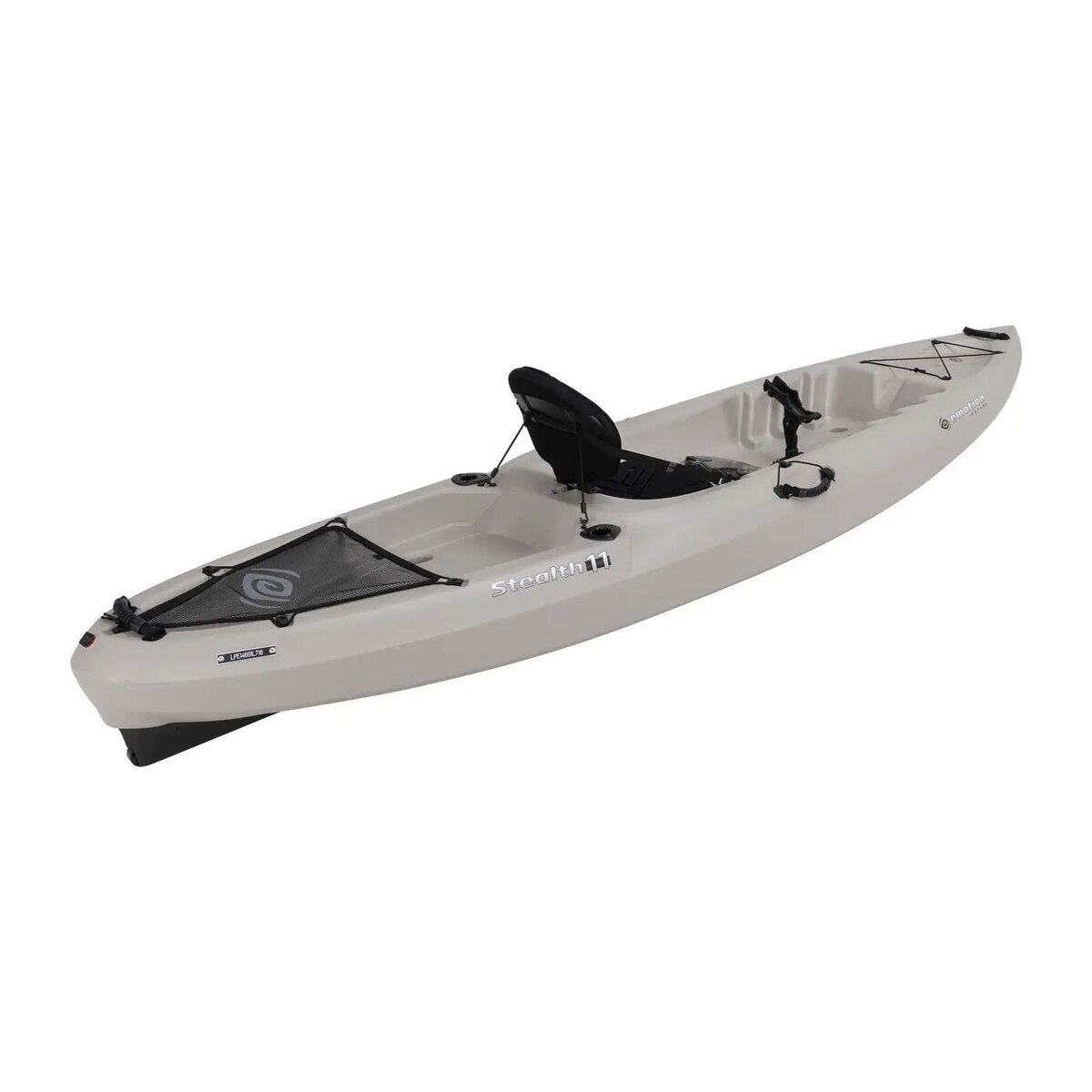 Lifetime Kayaks Stealth 11 Angler Fishing Kayaks  11ft Gray