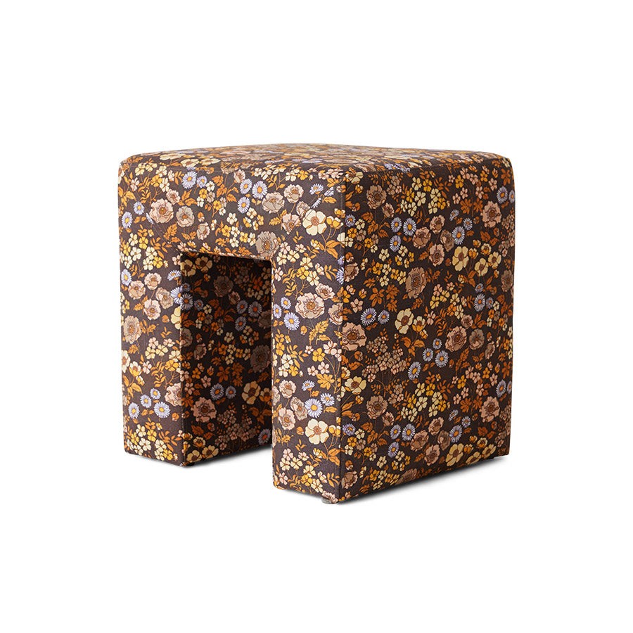 Upholstered stool Bloom