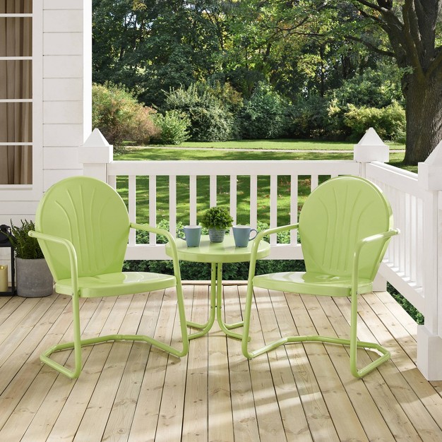 Griffith 3pc Outdoor Conversation Set Key Lime Crosley