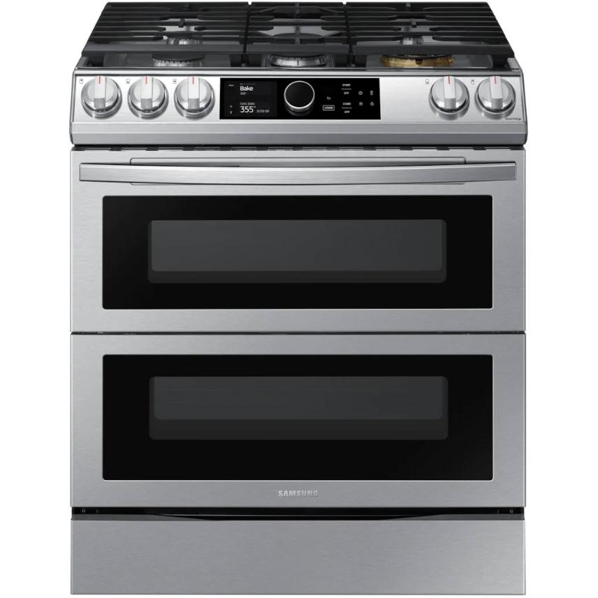  30-inch Slide-In Dual Fuel Range with Wi-Fi Connectivity NY63T8751SS/AA