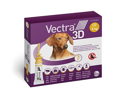 Vectra  3D Pipettes for Dogs from 1，5-4kg