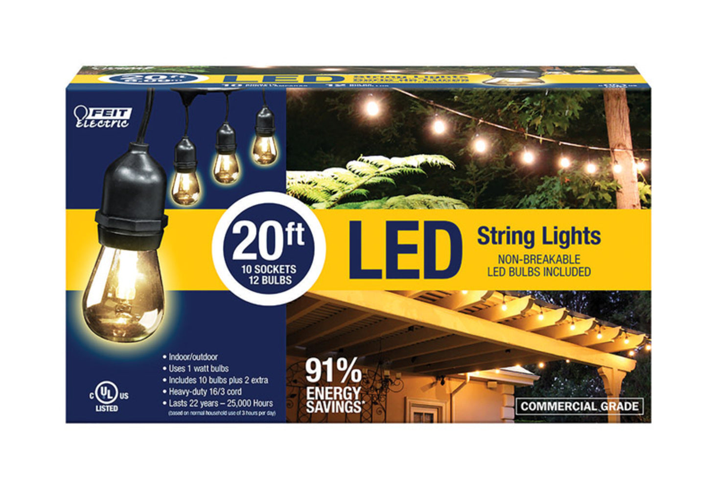 LED STRING LIGHT 20'