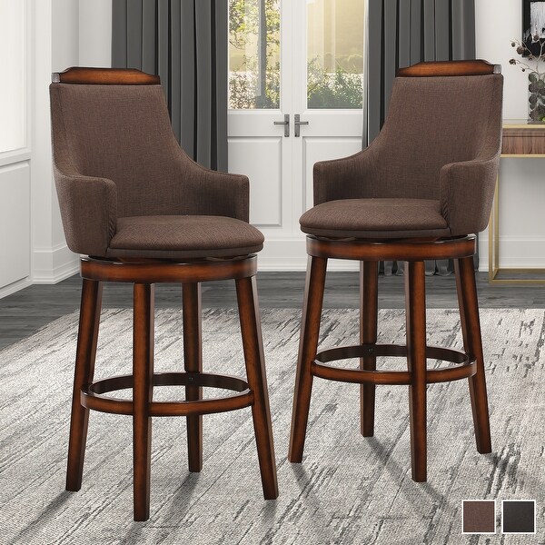 Linette Swivel Dining Stools (Set of 2)