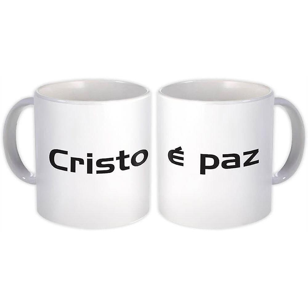 Gift Mug: Cristo é Paz Christian