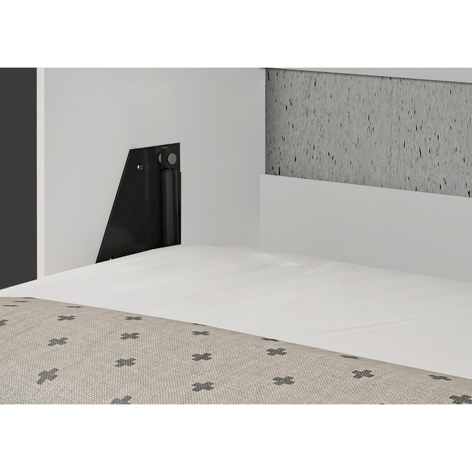 Designer Black Cabinet Solitary Murphy Bed