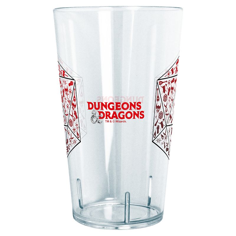 Dungeons and Dragons Elements Filled Dice 24-oz. Tritan Plastic Tumbler